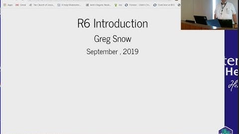 Object-oriented programming in R with R6 by Greg Snow