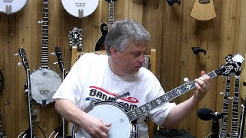 Banjo.com video: demo of a new Recording King RK-R20 5 String Banjo