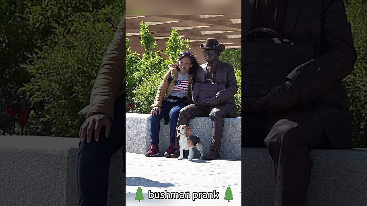 Bushman Prank Usa Funny Scarecam Foryou Funnyprank Fyp Bushmanprank