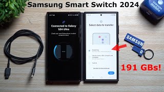 Samsung Smart Switch 2024: 192GB Transferred  Faster Than It Says