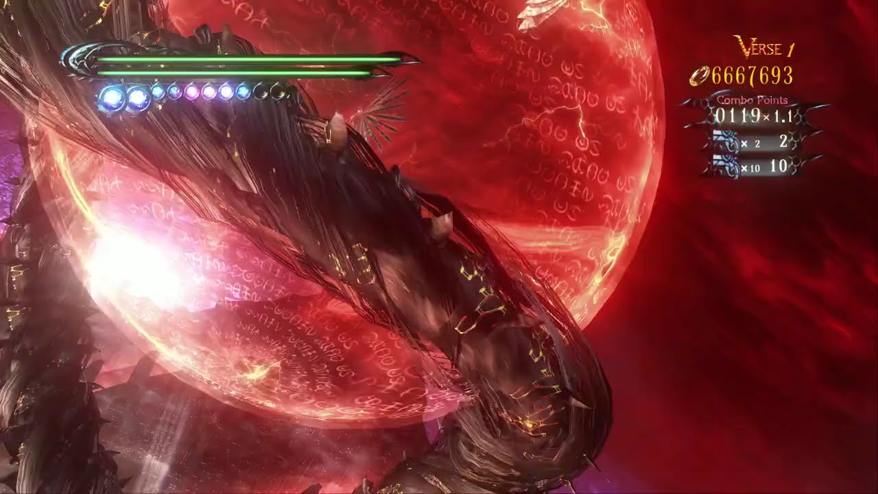 Bayonetta- Father Balder Boss Fight HARD Pure Platinum NO DAMAGE NO ITEMS