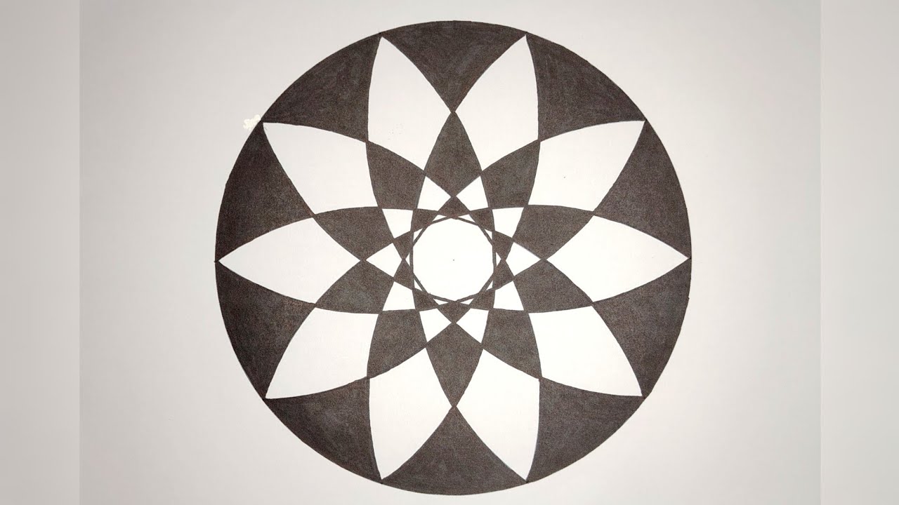 Geometric Vector Pattern | Simple Geometric Designs | Circular Geometry |