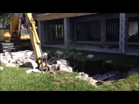 Fountain Blue Pools Replacing an Old Pool