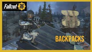 Fallout 76  Backpacks and Mods (how to get them; why you want them)