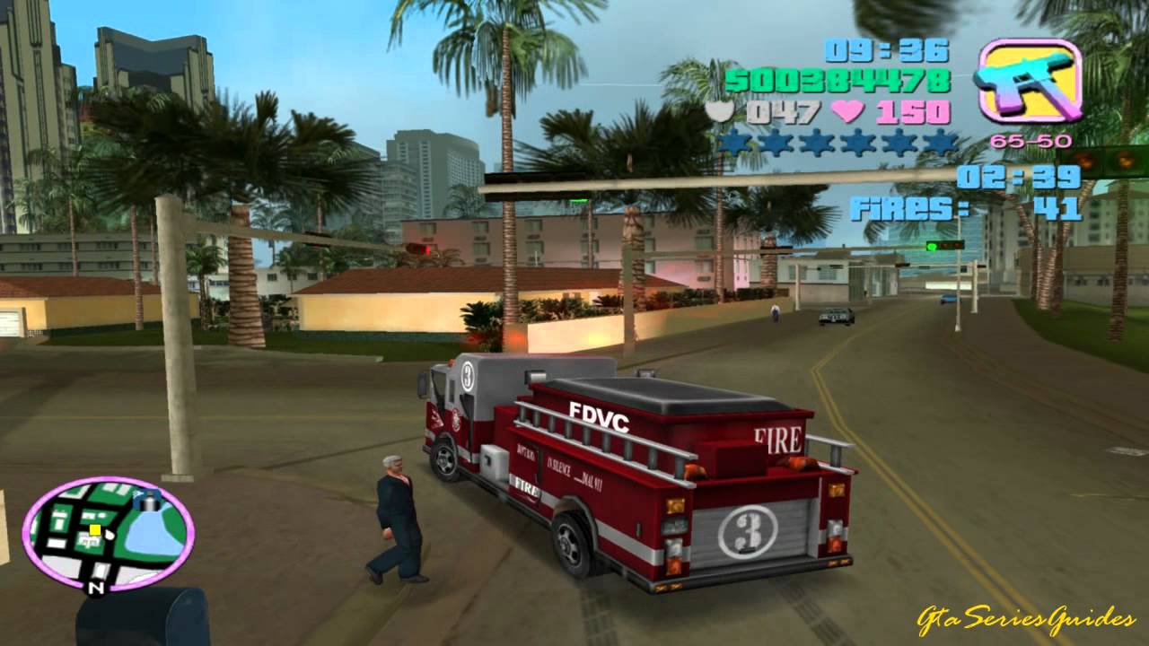 Firefighter GTA Vice City Side Mission YouTube