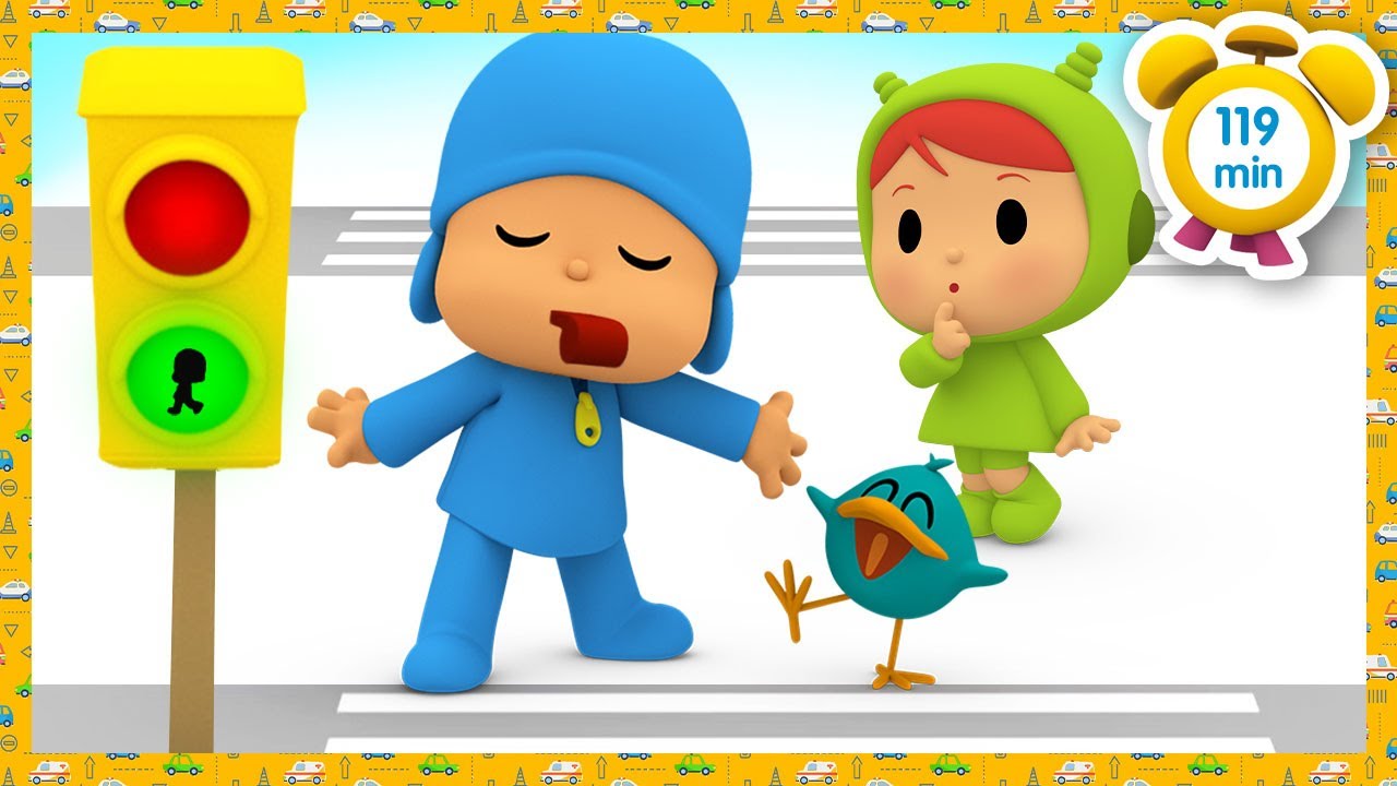 🚦 LET'S GO POCOYO! - O engarrafamento  DESENHOS ANIMADOS de POCOYO em  PORTUGUÊS do BRASIL 