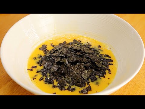 김과 계란으로 이렇게 드세요! 쫄깃부드럽고 간단한 김 계란 요리👍💯