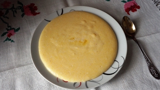 Кукурузная каша полента на молоке/corn porridge