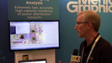 Mentor Graphics shows their latest power integrity analysis demo