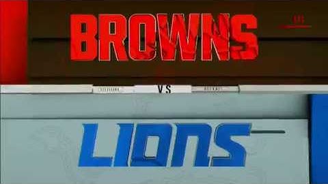 NFL on CBS intro 2017 CLE@DET