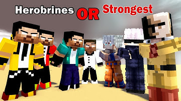 Can Herobrines Won This Challenge? #minecraft #animation #challenge #games
