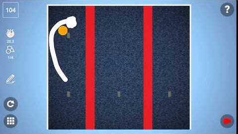 Check out how I solved level 104 in Brain It On! 【One Shape】