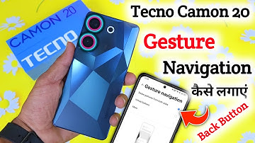 Tecno camon 20 back button setting | Tecno camon 20 me back button kaise lagaye/navigation setting
