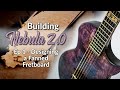 Ep 1 - Make a Modern Multi-Scale Electro Acoustic Guitar - Fretboard Layout and Fret Slot Cutting