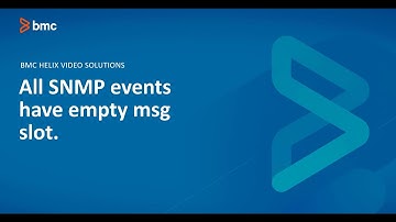 BMC TSOM: All SNMP events have empty msg slot
