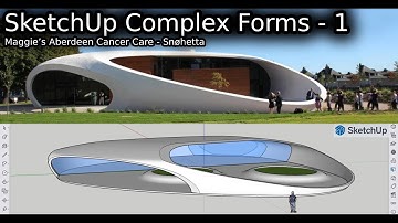 Sketchup Complex forms - 1 - design by Snøhetta