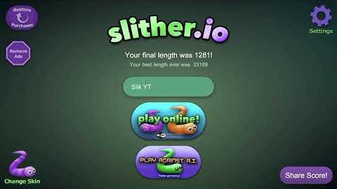 Slither.io I IM A NOOB!!