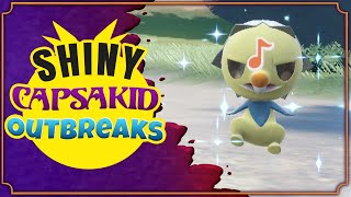 Shiny Capsakid Outbreak + Evolve & Picnic | Pokemon Scarlet and Violet