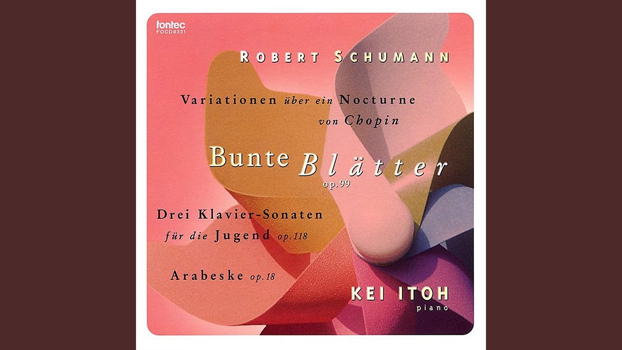 YouTube에서 色とりどりの小品 Op.99: 音楽帖 V. Langsam 보기