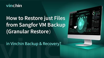 How to Restore just Files from Sangfor VM Backup (Granular Restore) in Vinchin Backup & Recovery?