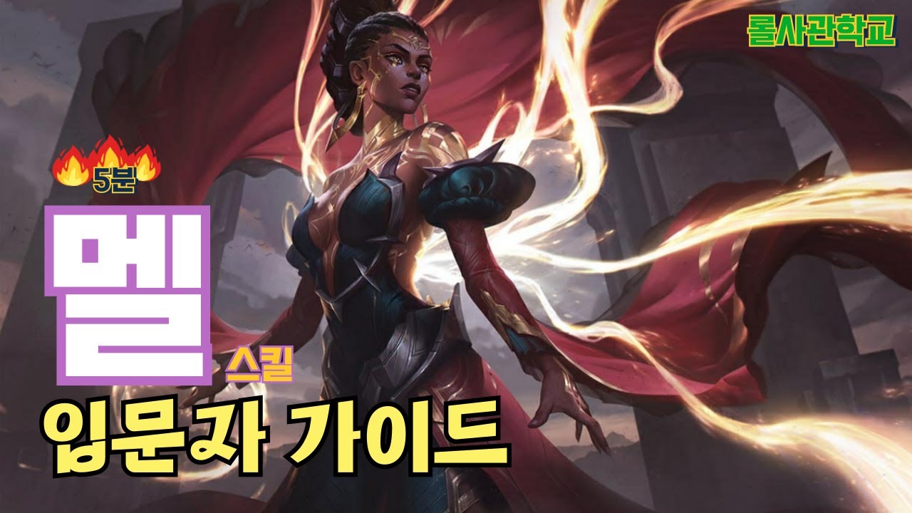 멜 강의 및 스킬(5분 요약)