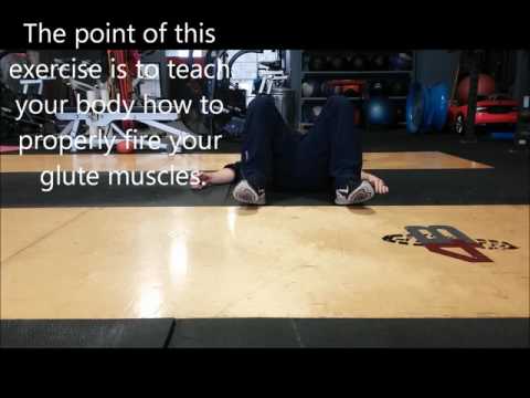 Glute Bridge Demo Glute Bridge Demo