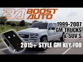 2015+ Style Chrome Key Fob Programming Guide for (1999-2007) GM Trucks - Boost Auto Parts