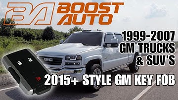 2015+ Style Chrome Key Fob Programming Guide for (1999-2007) GM Trucks - Boost Auto Parts