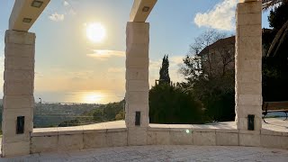 Haifa, Tamar Lookout Point, Abba Khoushy Avenue | City Walk | Israel, 4K 60fps Walking Tour