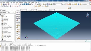 FGM solid plate model in Abaqus (layer wise model) Part 8/13