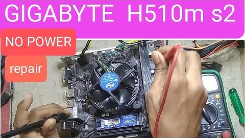 Gigabyte h510m s2 no power ! Gigabyte motherboard #viralvideo #viralvideos #utube #video #gigabyte
