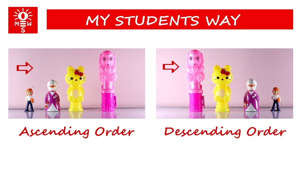 Ascending order and Descending order Tamil YouTube