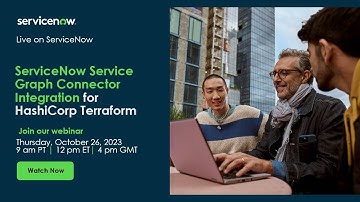 ServiceNow Service Graph Connector Integration for HashiCorp Terraform