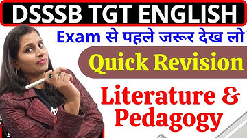 English Complete Revision  literature . Pedagogy Reet ctet  By Nisha Sharma.Imp For HTET Also..