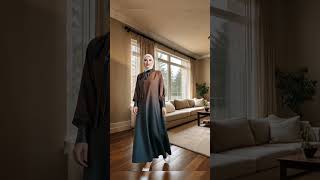 Gamis Gradasi Silk Sutra