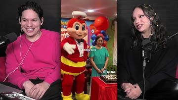 Waleska & Efra react to Jollibee Core for the first time 😂