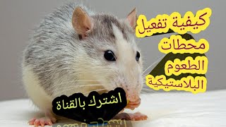 تفعيل وتنشيط محطات الطعوم / bait station / mice / rodents