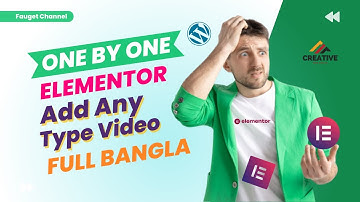 How Add Video With Elementor wbesite || Full Bangla Tutorial || Creative Webdesign...