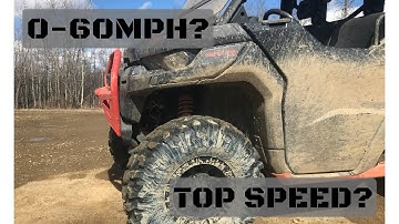 EPI Mudder Clutch kit - Canam Defender Review + Top Speed!