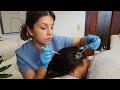 Asmr scalp  face mapping ear seeding  unintentional style sleep treatment