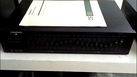 Equalizador Gradiente EQ90 (Vendido)