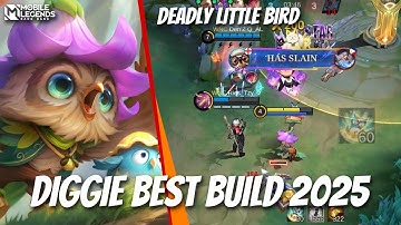 The Most Deadly Little Bird! Diggie Best Build 2025 - Mobile Legends