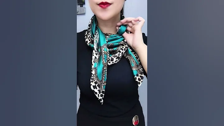 Easy Stylish Scarf Tie Methods #shorts #scarf #scarfwearing