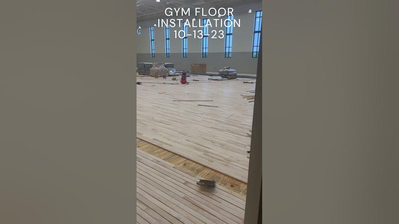 Gym Floor Install YouTube