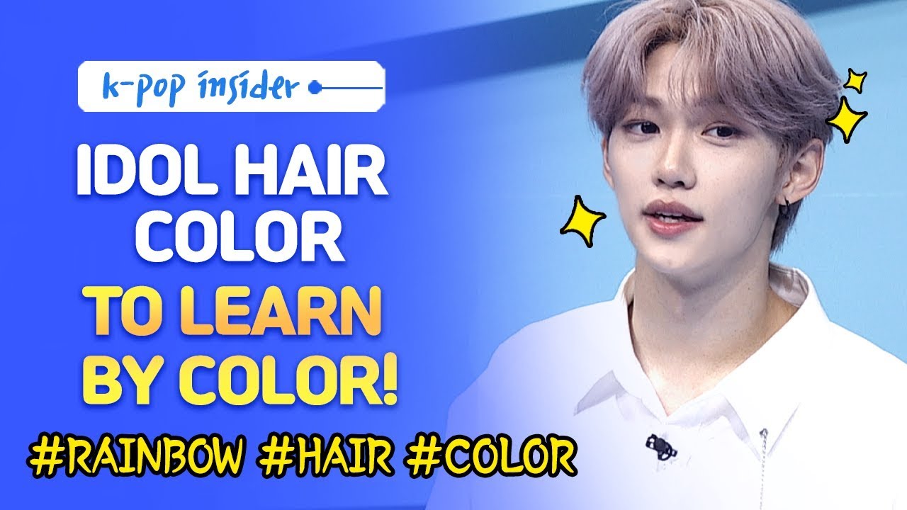 [Pops in Seoul] K-POP IDOL STARS who have dyed THEIR HAIR IN UNIQUE COLORS ! (feat. Felix)