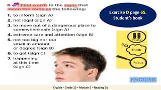 Grade 10 English Module 5 Reading 5b