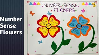 Number Sense Flowers 2nd Grade Project||School Project