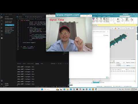 Claude + Python + OpenCV + Siemens Process Simulation: Controlling Robots with Hand Gestures!