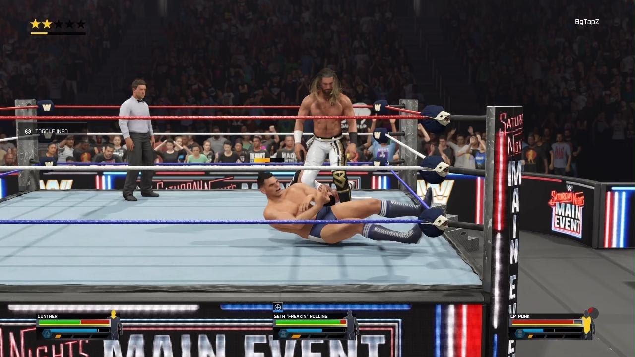 Cm Punk Vs Gunther Vs Seth Rollins - World Heavyweight Championship Match - SNME