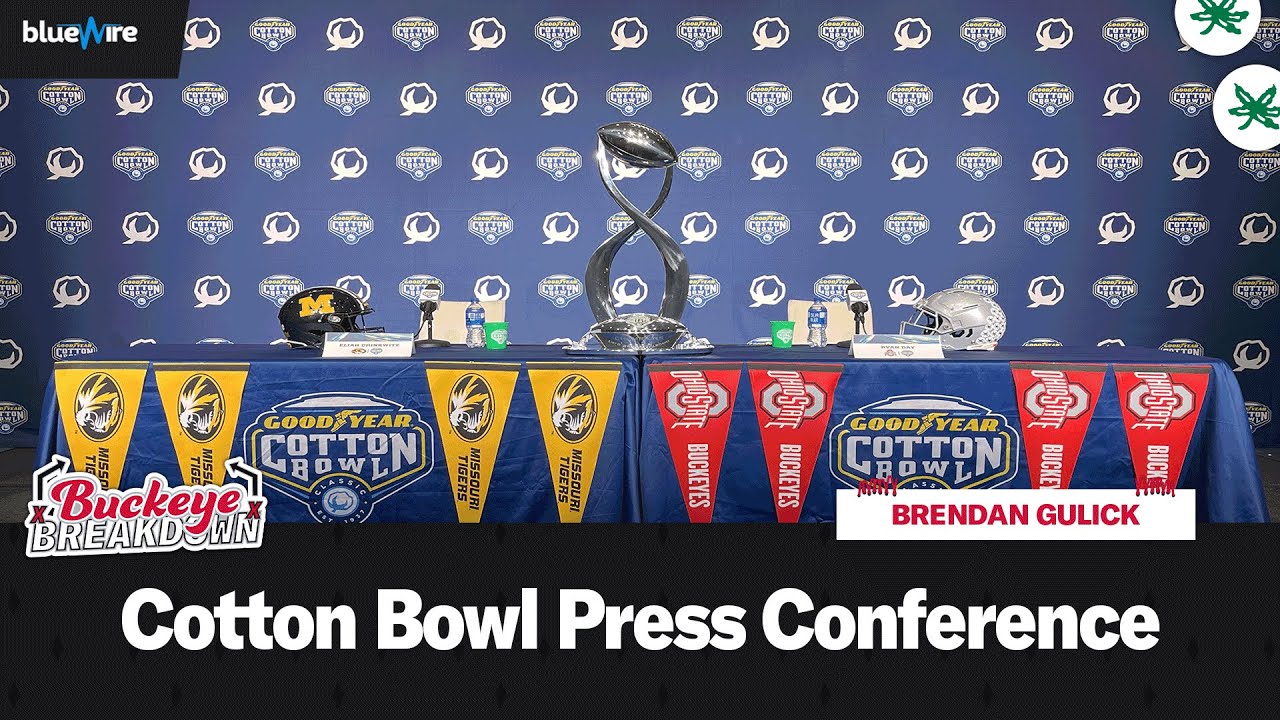 Full Cotton Bowl Preview Press Conference YouTube
